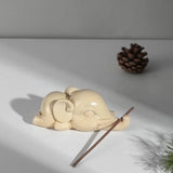 Cacukap Cute Elephant Incense Burner, Incense Holder for Sticks, Elephant Theme Incense Tray, Adorable Home Decoration, Unique Gifts Idea for Elephant Lover