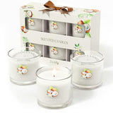 CHILLFLAME Coconut Candle, Scented Candles Gifts for Women, Candles Gift Set for Her, 6 Scented Votive Candles, Birthday Gifts for Women/Men (White, 14 oz)