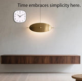 Small Wall Clock, 8 Inch Silent Non Ticking Battery Operated Clock, Square Analog Decorative Wall Clocks for Bedroom Living Room Office Home Gym Porch Decor Indoor Outdoor Clocks, Black