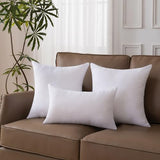 12 x 20 Pillow Insert Set of 2 - Premium Soft and Fluffy Small Lumbar Pillow Sofa Decorative White Rectangle Throw Pillow Inserts Stuffing for Living Room Couch and Bedroom Interior Cushions