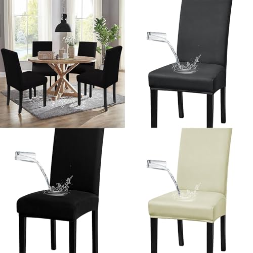 Removable Dining Chair Covers with Elastics Design Suitable for Various Chair Types in Homes and Office Accessories