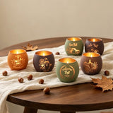 SHMILMH Candle Holders for Fall Table Decor Centerpiece Decorations 12 PCS