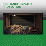 RV Blinds for Camper Windows, Camper Replacement Blinds, Privacy Protection, RV Window Shades for RV, Camper, Travel Trailer, Black (32" W x 24" L)