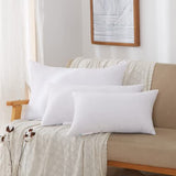 Acanva Throw Pillow Insert, Premium Stuffer Inserts Decorative Rectangle Premium Sham Forms Cushion for Sofa Couch Chair,16x26 Inch (Pack of 1), White