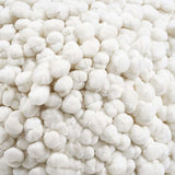 Tov Furniture Cathy Cream Woven Pouf