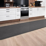 Runner Rug for Hallway, 2x10 Dark Grey Washable Non Slip Runner Rug