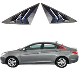 Car Glass Louver Cover Trim Compatible with Hyundai Sonata 2011 2012 2013 2014 Exterior Window Side Door Panel ABS