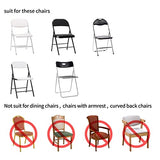magalo 12 Pack White Spandex Folding Waterproof Chair Cover, Stretch Chair Cover Protector for Wedding, Party, Dining Banquet and Other Special Events