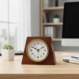 1 Pc Gold Mini 2-1/2 Insert Clock 65mm Round Movement Clock White Face Tone Arabic Numerals Head Mini Home Décor Product