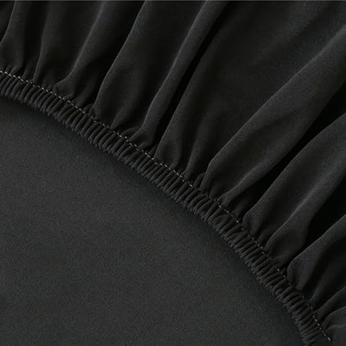 Fashion Armless Sofa Chair Cover with Skirt, Stretchable Sofa Bed Cover Futon 3/2 Seater, Removable Futon Sofa Slipcover Reversible Sofa Cover Furniture Protector Washable,H,120~150CM