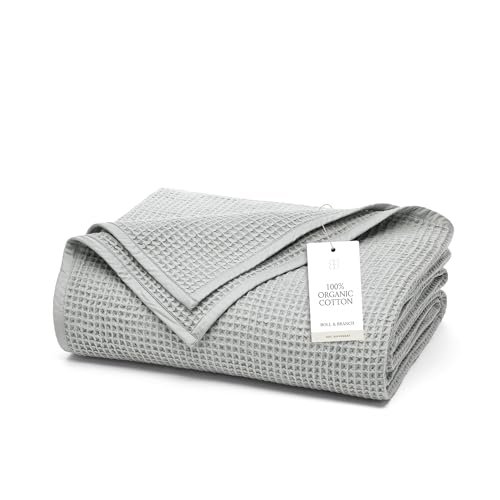 BOLL & BRANCH Waffle Bed Blanket, King/Cal King, Shore