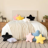 Star Pillow, Decorative Throw Pillow with Plush for Couch, Cute Decor Pillows for Bed, Aesthetic Star Shaped Pillow Fun Cushion for Sofa Living Room (Goose Yellow, 14.9 Inches)