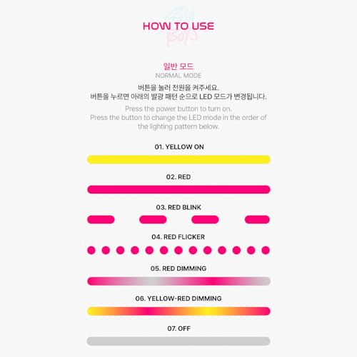 SAJA Boys Official Light Stick + 1 Extra Photocard
