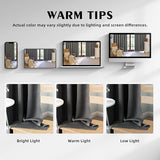 2 Panels 100% Blackout Curtains, Midweight Thermal Insulated Grommet Drapes for Bedroom Living Room, Light Blocking Window Treatment, Pack of 2, 54x84 Inches, Charcoal Grey