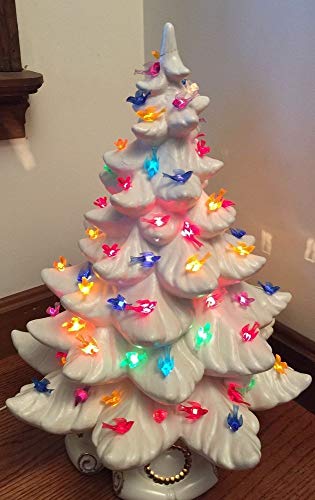 Creative Hobbies® Ceramic Tree Replacement Lights, Bird Dove Light Ornaments, Multi-Color | 100 Piece Pack