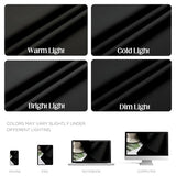 CUCRAF Black Blackout Curtains 84 inch Length 2 Panels Set, Room Darkening Drapes for Living Room Bedroom, Thermal Insulated Light Blocking Grommet Window Curtain (W52 x L84 Inch)