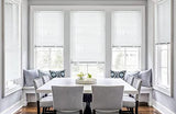 LazBlinds No Drill Cordless Aluminum Mini Blinds, 34'' W x 36'' H, White | No Drill Blinds, Horizontal Mini Blinds, Blinds for Indoor Windows