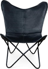 Leather Butterfly Chair Covers, Solid Leather Waterproof and Oilproof Stretch Dining Chair Protector Cover Slipcover Tan Color for Livingroom Chair Only Cover