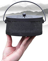 A&M Tech Black Mosquito Coil Holder Incense Coil Burner Indoor Outdoor Camping Use Portable Mosquito Repellent Coil Holder Incense Burner Holder 6.2 Inches Diameter