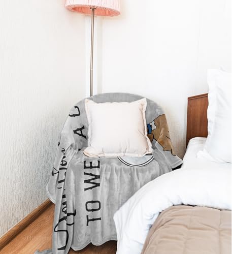 Get Well Gifts for Women/Men After Surgery, Sympathy Gift, Feel Better/Get Well Soon Gifts for Women, Surgery Recovery Gifts for Men, at Least You Dont Have to Wear A Cone Blanket 50"x60"