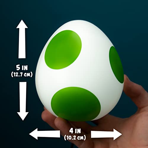 Paladone Super Mario Yoshi Egg Light – Mini LED Desk Lamp, USB Powered, Gaming Room Decor, Official Nintendo Merchandise