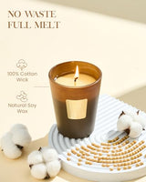 M&SENSE Fudgy Cocoa Brownie Soy Candle, 14.1oz, Sweet Home Fragrance