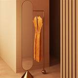Decorative Full-Length Mirror Floor-to-Ceiling Living Room Entrance Clothes Rack Integrated Dressing for Living Room