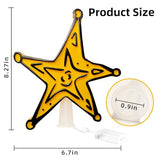 Christmas Tree Topper,Christmas Decorations,Make Your Whobilation Tree Come to Life with This Topper,8.2” Christmas Star Tree Topper for Holiday Christmas Tree Decor (Battery-Operated-1)