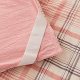 Checked Plaid Futon Mattress Cover Double Zip, Soft Japanese Floor Mattress Cover Slipcover, Sleeping Pad Cover Camping Cover for Traditional Japanese Futon Mattress,C,120x200cm/47x79in