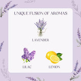 CHILLFLAME Lavender Candle, Scented Candles Gift Set for Stress Relief, 3 Lavender Candles for Women and Men, Birthday Candle Gifts for Women, Christmas Candles for Women (Purple, 7 oz)