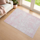 2x3 Area Rug Washable Abstract: Non Slip Throw Rugs for Entryway