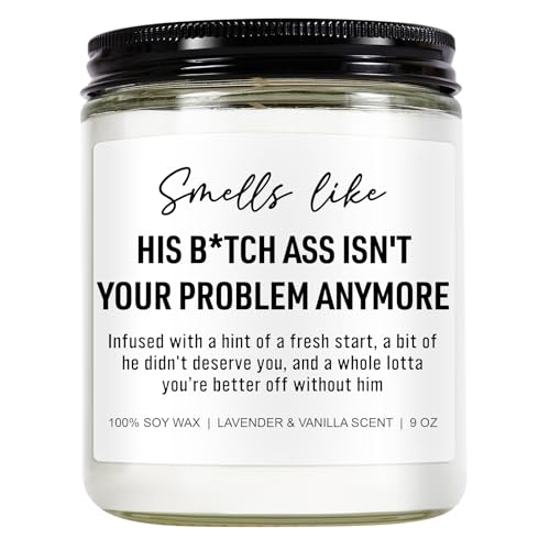 Younift Funny Scented Candles, Divorce Gifts for Women, Divorce Party Decorations - Cheer up, Breakup Gifts for Women, Newly Divorced Woman, Her - Break up, Ex Boyfriend Presents - 9 oz