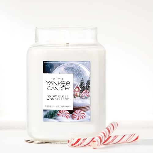 Yankee Candle Snow Globe Wonderland Scented Candle, 22oz Large Jar