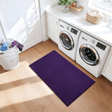 ISEAU 2x4 Soft Runner Rug for Hallway, Washable and Non-Slip, Purple