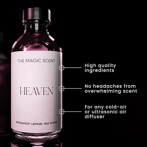 The Magic Scent Heaven Diffuser Oil Scent - Cold-Air & Ultrasonic Fragrance Oil for Diffuser Inspired by The Aria Hotel, Las Vegas - Essential Oils for Diffusers Aromatherapy - 8.5 fl oz, 250 mL