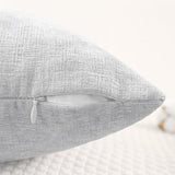 CaliTime Decorative Throw Pillow Covers 20 X 20 Inches Moonbeam Gray