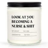 Craftique Nurse Gifts for Women Men- Funny Nurse Candle- Cool Appreciation/Graduation/Birthday/LPN RN Gifts for Nurses, Nursing Student Gift, Nursing School, Future/New Grad, Nurses Week/Day Gift