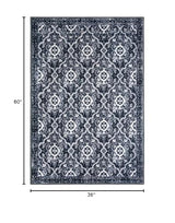 3x5 Washable Area Rug Nonslip Door Mat Indoor for Entryway Bedside
