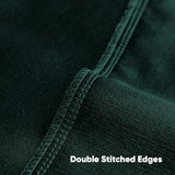 Pack of 2 Faux Linen Throw Pillow Covers 16x16 Inch,Teal