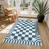 GarveeHome Checkered Rug 3x5 Area Rugs for Living Room Washable Nursey Rug