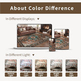 Ciicool Washable 2x3 Entry Rug, Small Rugs for Entryway Kitchen Bathroom Door Mat Indoor Entrance, Non Slip Rubber Backing, Stain & Fade Resistant,Oriental Low-Pile Throw Carpet