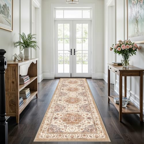 Non Slip Runner Rug 3x10 Long Hallway Rugs Thin Soft Carpet