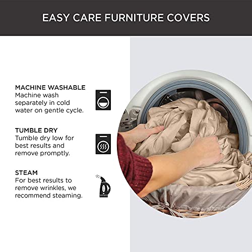 YOPOIY Solid Color Futon Cover Super Soft Futon Slipcover Lightweight Armless Sofa Cover with Elastic Bottom for Living Room Bedroom Furniture -brown-1-120-150cm