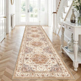 Non Slip Runner Rug 3x12 Long Hallway Rugs Thin Carpet Terracotta