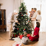 NIBESSER White Knit Tree Skirt 48" - Ivory Knitted Christmas Tree Skirt Mat for Home Party Holiday Ornaments Christmas Decorations