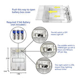 with Timer Function Battery Operated Dewdrop Led Lights,Mini Fairy Lights for Home Parties Christmas/Halloween Holiday Decoration,6 Hours on/18 Hours Off,30 LEDs,10 Feet (Warm White, 1)