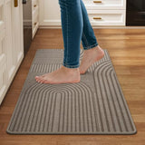 Kitchen Mats for Floor, Kitchen Rugs Non Slip, 17x30 Brown