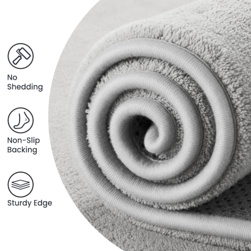 Sour Lemon 4x6 Area Rugs for Living Room Bedroom, Washable Rug Carpet Grey