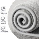 Sour Lemon 4x6 Area Rugs for Living Room Bedroom, Washable Rug Carpet Grey