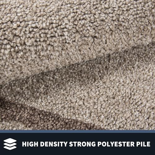PURRUGS Dirt Trapping Door Mat 20" x 32", Non-Slip Machine Washable Entryway Rug, Entrance Mat, Indoor Front Door Mat, Super Absorbent Entry Rug for Muddy Shoes & Paws, Beige & Grayish Brown